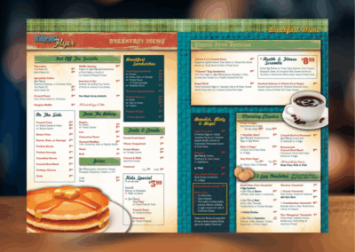 Bridgeport Flyer Diner Menu – Pgs 1 & 2