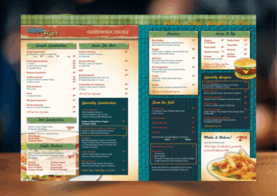 Bridgeport Flyer Diner Menu – Pgs 3 & 4