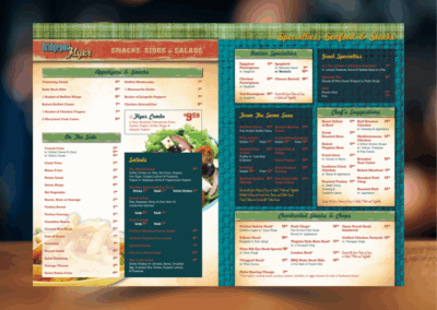 Bridgeport Flyer Diner Menu – Pgs 5 & 6