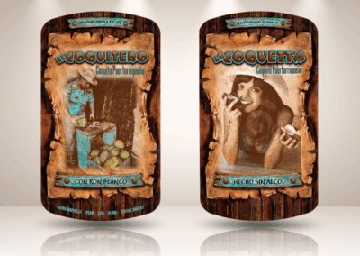 El Coquitero & La Coquetta – Front Labels