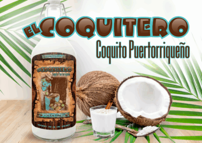 El Coquitero Package Display Mock-up