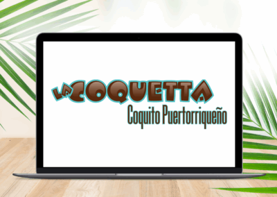 La Coquetta on Laptop