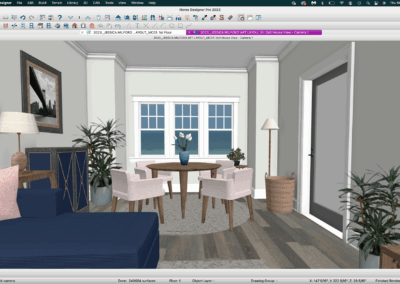 Virtual Concept: Mid-century Modern: Navy & Rose Gold – Pic 4
