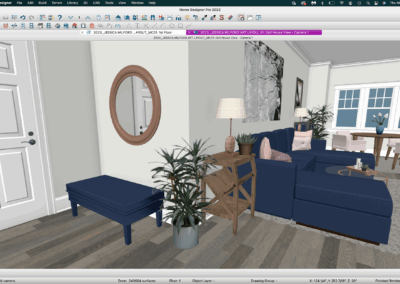 Virtual Concept: Mid-century Modern: Navy & Rose Gold – Pic 6