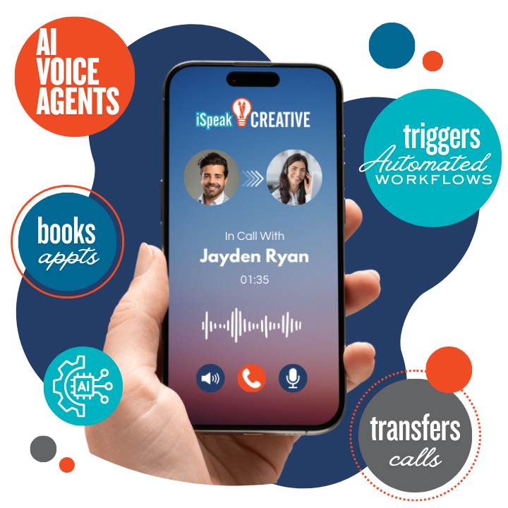 iSpeak CREATIVE VOICE AI Agent Promo