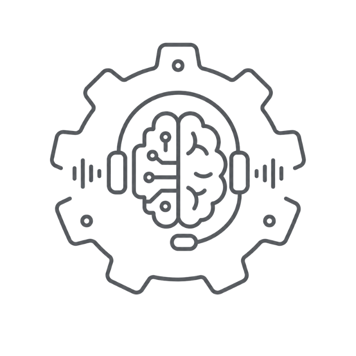 Gear 3 – Voice AI Agent Icon