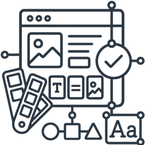 Visual Brand Consistency Icon