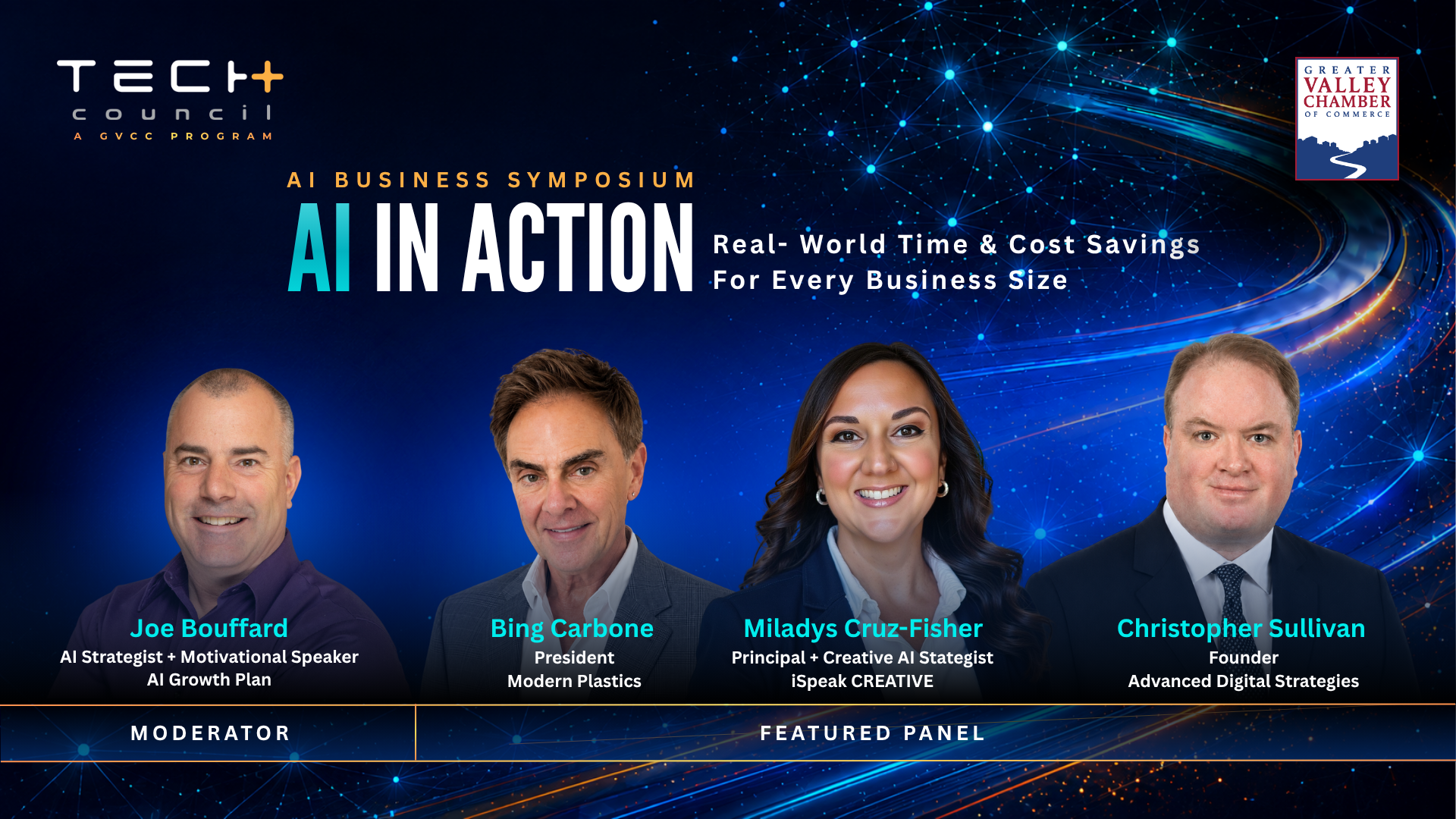 GVCC Tech+ Council: 09/10/26 – AI Symposium: AI Experts Slide